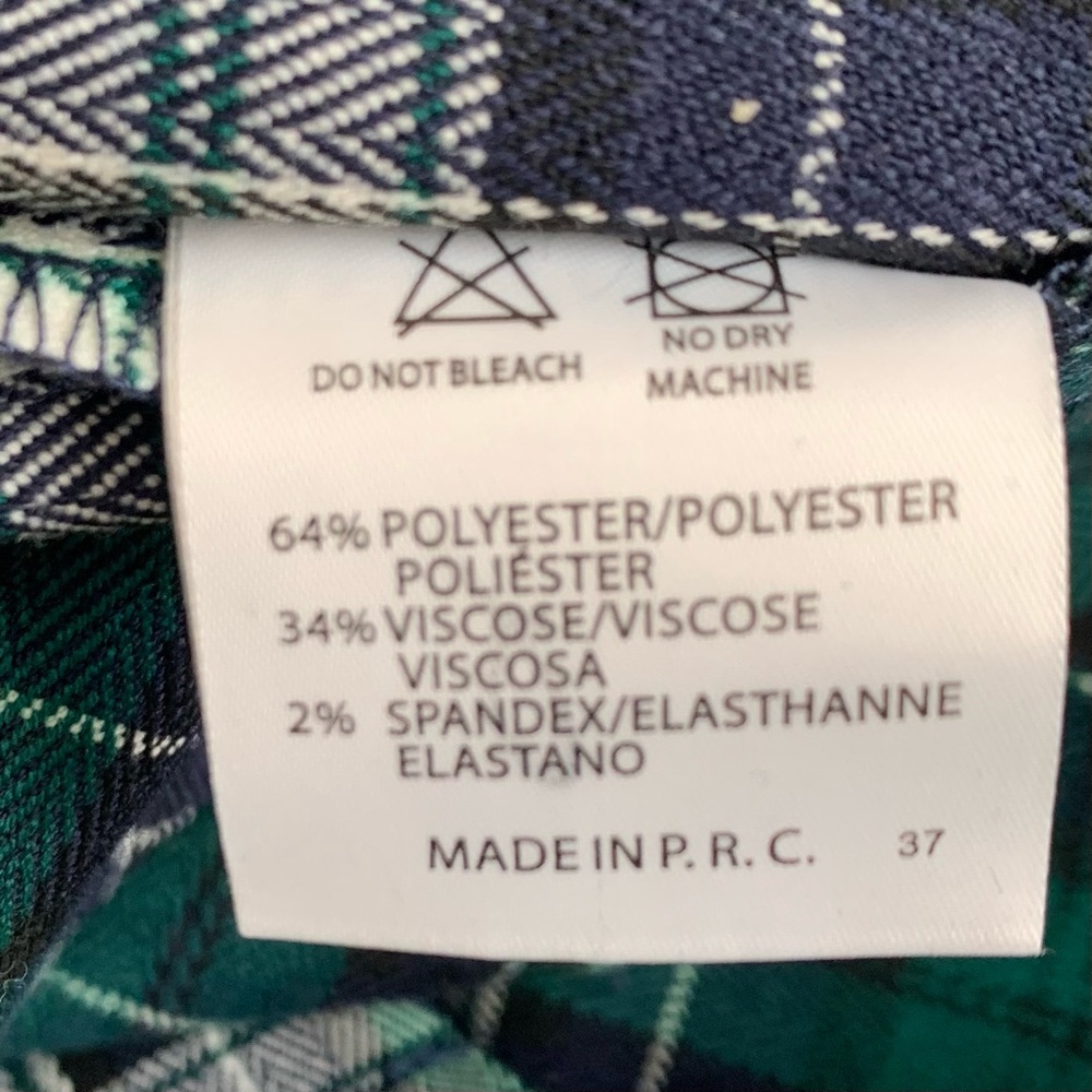Brandy Melville Dana Plaid Pleated Mini Skirt - Picture 7 of 8